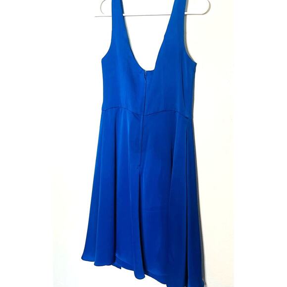 Celebrate David’s Bridal Horizon Blue slit Cut Midi Dress size 8 - Picture 5 of 9